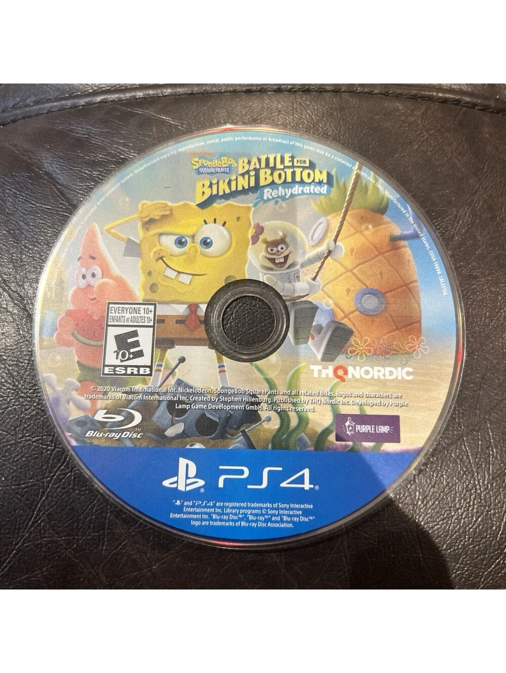 Spongebob Squarepants Battle for Bikini Bottom Rehydrated PlayStation 4 PS4